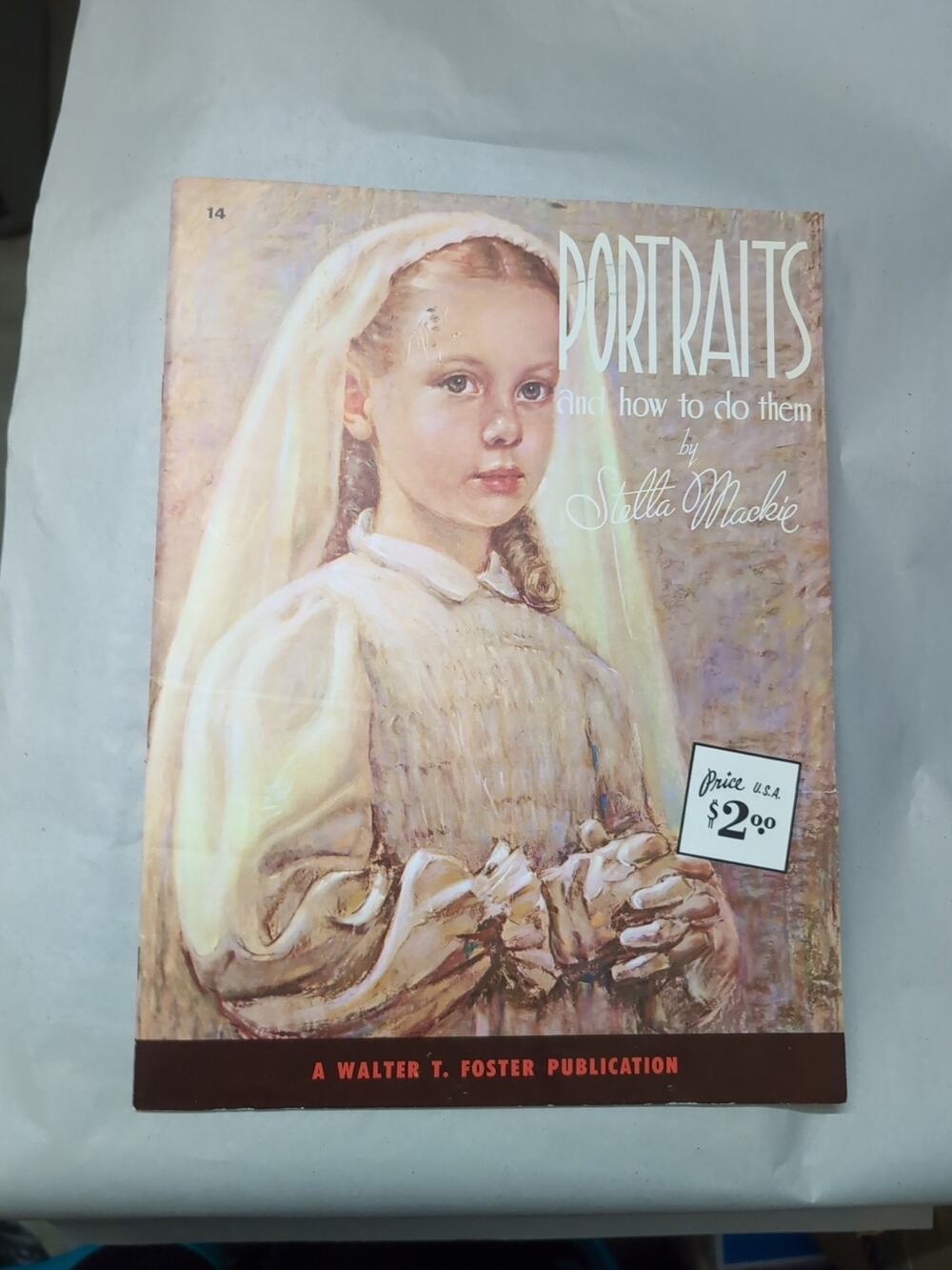 Portraits and How To Do Them by Stella Mackie #14 Walter Foster Art Book